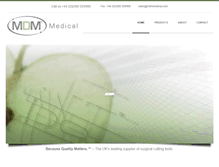 Tablet Screenshot of mdmmedical.com